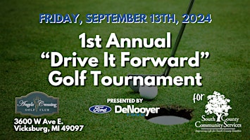 Immagine principale di 1st Annual "Drive It Forward" Golf Tournament 