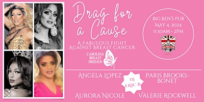 Primaire afbeelding van Drag for Hope:  A Fabulous Fight Against Breast Cancer