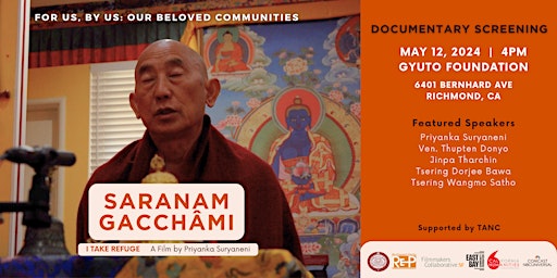 Hauptbild für For Us, By Us: Our Beloved Communities - Saranam Gacchâmi Film Screening