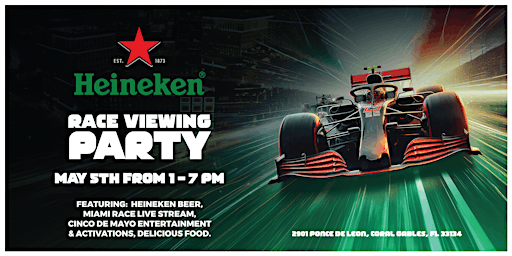 Image principale de Cinco de Mayo Heineken Race Viewing Party at The Plaza