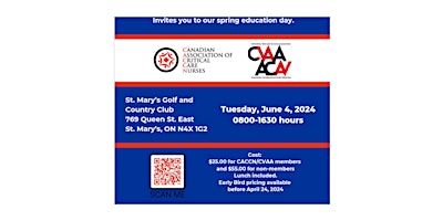 Immagine principale di CACCN/CVAA Spring Education Event 