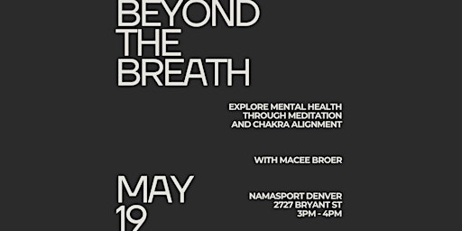 Imagem principal do evento Beyond the Breath