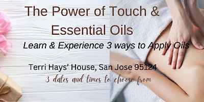Imagen principal de Power of Touch w Essential Oils Workshop