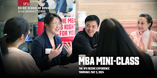 Primaire afbeelding van MBA Mini-Class: The SFU Beedie Experience