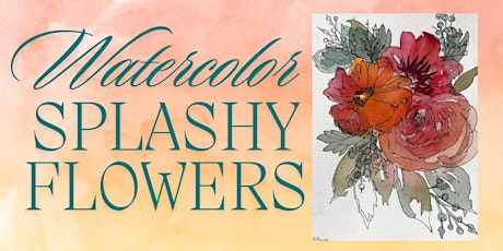 Watercolor Splash Flowers