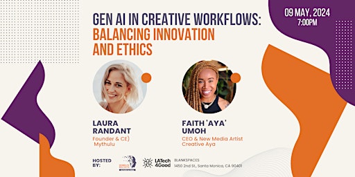Imagem principal do evento Gen AI in Creative Workflows: Balancing Innovation and Ethics