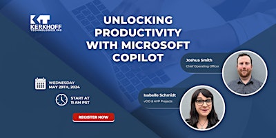 Image principale de Unlocking Productivity with Microsoft Copilot