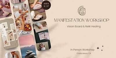 Image principale de Manifestation Workshop ✨ Vision Board & Reiki Healing