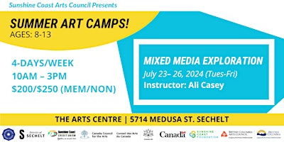 Hauptbild für July Kid's Art Camp: Mixed Media Exploration