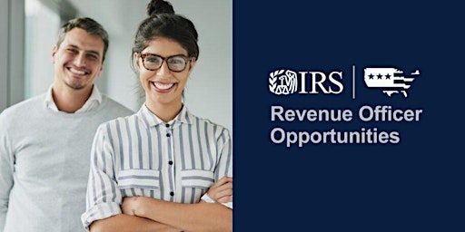 Imagem principal do evento IRS Recruitment Event for the Revenue Officer positions-Sacramento