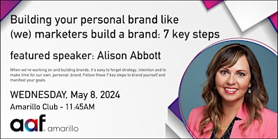 Building your personal brand like (we) marketers build a brand.