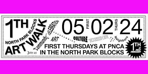 1st Thursday at Pacific Northwest College of Art primary image