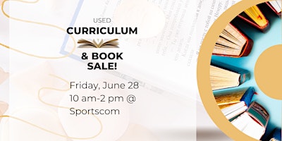 Used Curriculum & Book Sale Hosted by Legacy Homeschool Resource Center primary image