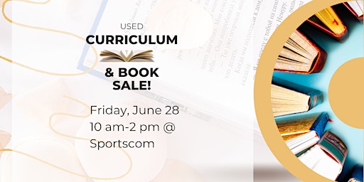 Used Curriculum & Book Sale Hosted by Legacy Homeschool Resource Center primary image