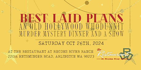 Best Laid Plans - An Old Hollywood Whodunnit
