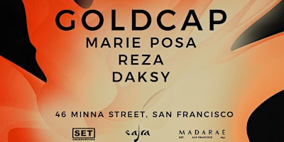 SET Underground & SAFRA present GOLDCAP [SOL SELECTAS] at MADARAE NIGHTCLUB primary image
