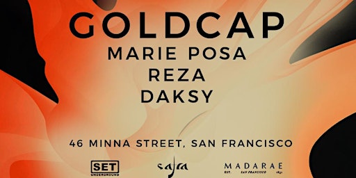 SET Underground & SAFRA present GOLDCAP [SOL SELECTAS] at MADARAE NIGHTCLUB  primärbild