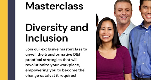 Primaire afbeelding van Diversity, Equity and Inclusion Masterclass