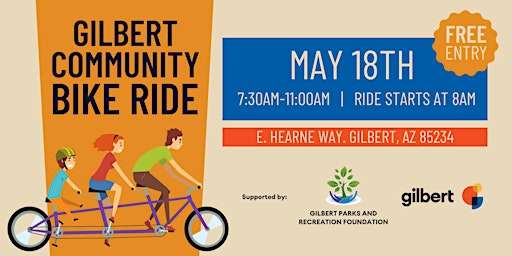 Primaire afbeelding van Gilbert Community Bike Ride