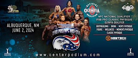 Imagem principal do evento IFBB Pro/NPC Mid USA VIP