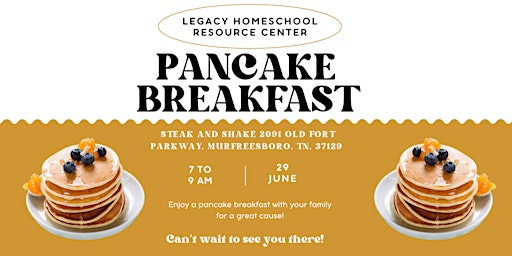 Imagem principal do evento LHRC Pancake Breakfast and Fundraiser