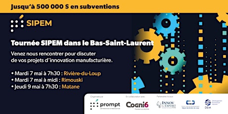 Tournée du Bas-Saint-Laurent du programme SIPEM (Matane)