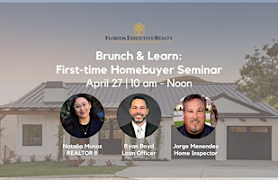 Brunch & Learn: First-time Homebuyer Seminar primary image