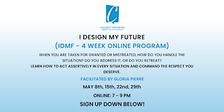 I Design My Future (IDMF) 4 week program primary image