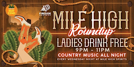 Mile High Roundup - LADIES NIGHT and Country Music at Mile High Spirits