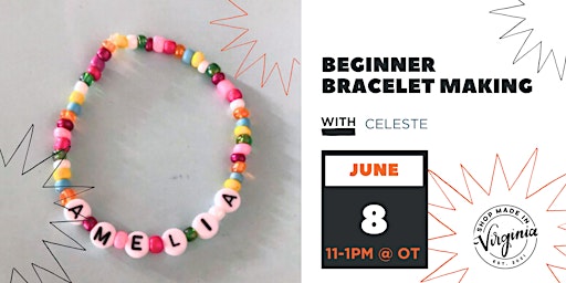 Imagem principal do evento Beginner Bracelet Making w/Celeste