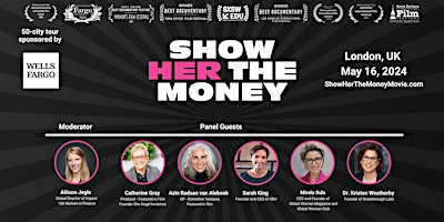 London Show Her the Money Screening  primärbild
