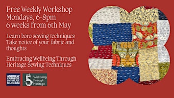 Immagine principale di Learn Boro Sewing Techniques Workshops 