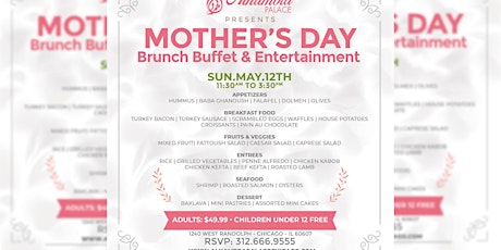 Alhambra Palace Mother's Day Brunch 2024