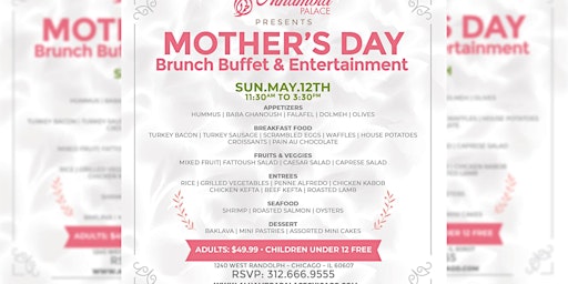 Alhambra Palace Mother's Day Brunch 2024
