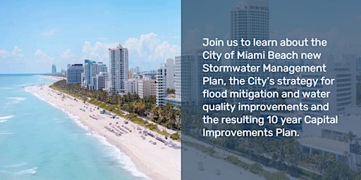 Imagem principal do evento City of Miami Beach Stormwater Master Plan
