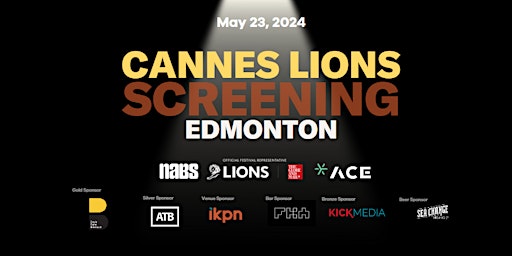 Imagen principal de Cannes Lions Screening Edmonton 2024