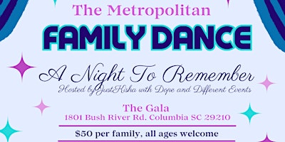 Imagem principal do evento The Metropolitan Family Dance - "A Night To Remember"