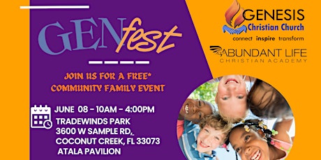 GenFest a FREE Community Family Fun Day