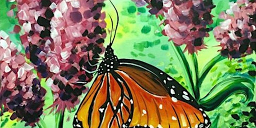 Butterfly Landing - Paint and Sip by Classpop!™ primary image