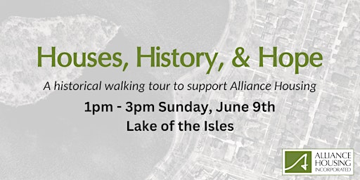 Houses, History, and Hope Walking Tour - A benefit for Alliance Housing primary image