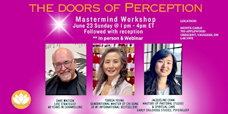 Doors of Perception MasterMind Seminar (In person/online webinar)