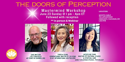 Doors of Perception MasterMind Seminar (In person/online webinar) primary image