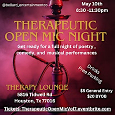 Therapeutic Open Mic Night