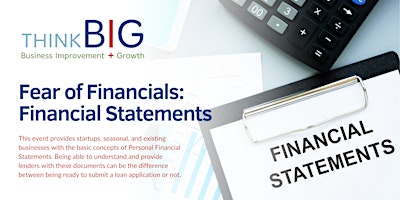 Imagem principal do evento ThinkB!G: Fear of Financials - Financial Statements