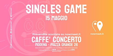 Evento per Single - Caffè Concerto - Modena - nowmeet