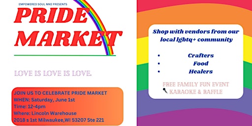 Empowered Soul MKE presents PRIDE Market primary image