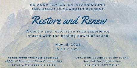 Restore and renew