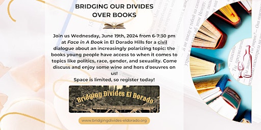 Imagem principal do evento A Community Conversation to Bridge Our Divides Over Books