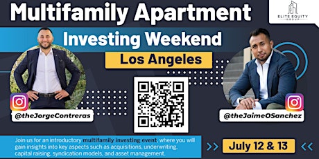 Los Angeles Multifamily Apartment Investing Weekend