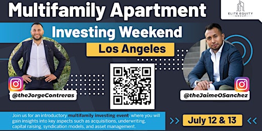 Imagen principal de Los Angeles Multifamily Apartment Investing Weekend